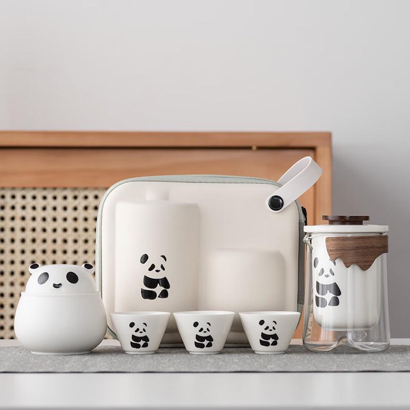 Panda Kung Fu Portable Travel Tea Set