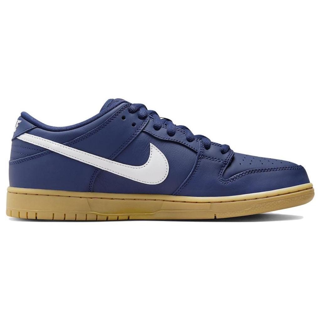 Nike Dunk Low Pro SB Navy Gum Unisex Sneakers Blue White Orange FJ1674-400