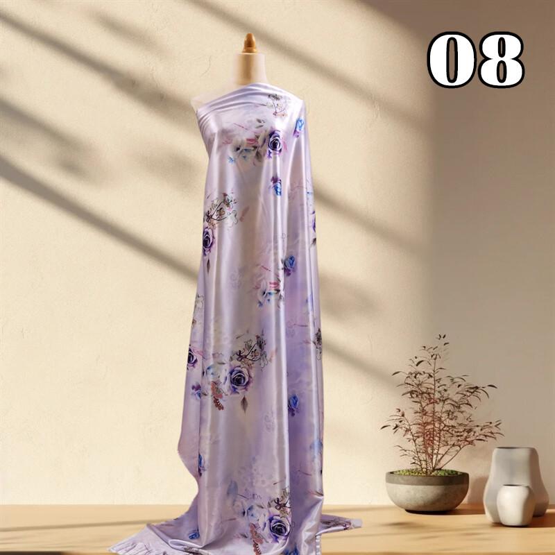 50x150cm Simulated Silk Satin Fabric DIY Party Cheongsam Tang Traditional Chinese Costumes Material Clothing Supplies