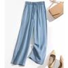 Women Spring and Summer High-waisted Draping Soft Pants Casual Breathable Wide-legged Jeans