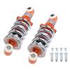 2Pcs 125mm Shock Absorber 400lbs Adjustable Damping Stainless Steel Springs Shock Damper for Motorcycles Electric