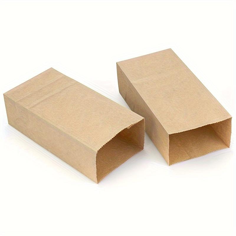 100 Stück Mini Kraftpapier Geschenktüten für Hochzeiten, Geburtstage & Geschenkverpackungen, Event-Gastgeschenktüten | Schlichtes Design | Kraftpapierbeutel