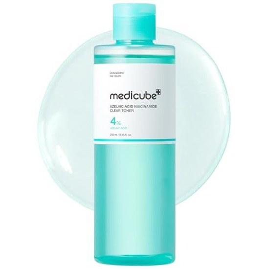 Medikube Azelaic Acid Niacinamide Clear Toner Lotion Oil-Water Balance Sebum Pore Care High Density Oily Skin Skincare Korean Serum Cosmetics