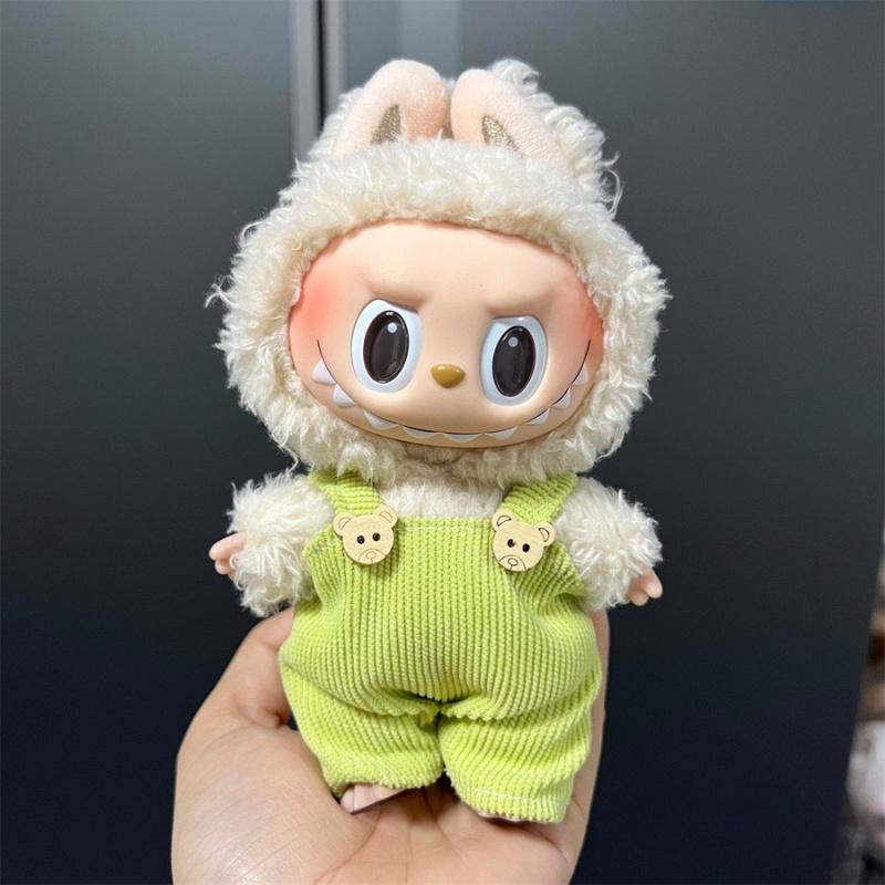 Neue 17cm Latzhosen Kollektion Kleidung Accessoires für 17cm Labubu Kleidung Geschenk