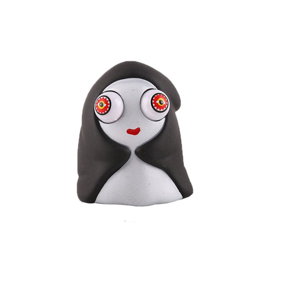 Sensory Toys Halloween Eye-popping Toy Slow Rebound Pumpkin Ghost Head Squeeze toy   Adult Gifts