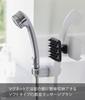 Yamazaki Magnet Head Scalp Massage Brush Soft Type Black W7×D7×H5cm Wall-Mountable Storage Tower Head Massage Brush