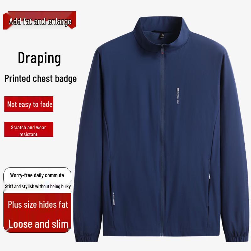 

Dibinze Men s Plus Size Stand Collar Outdoor Casual Jacket 6XL