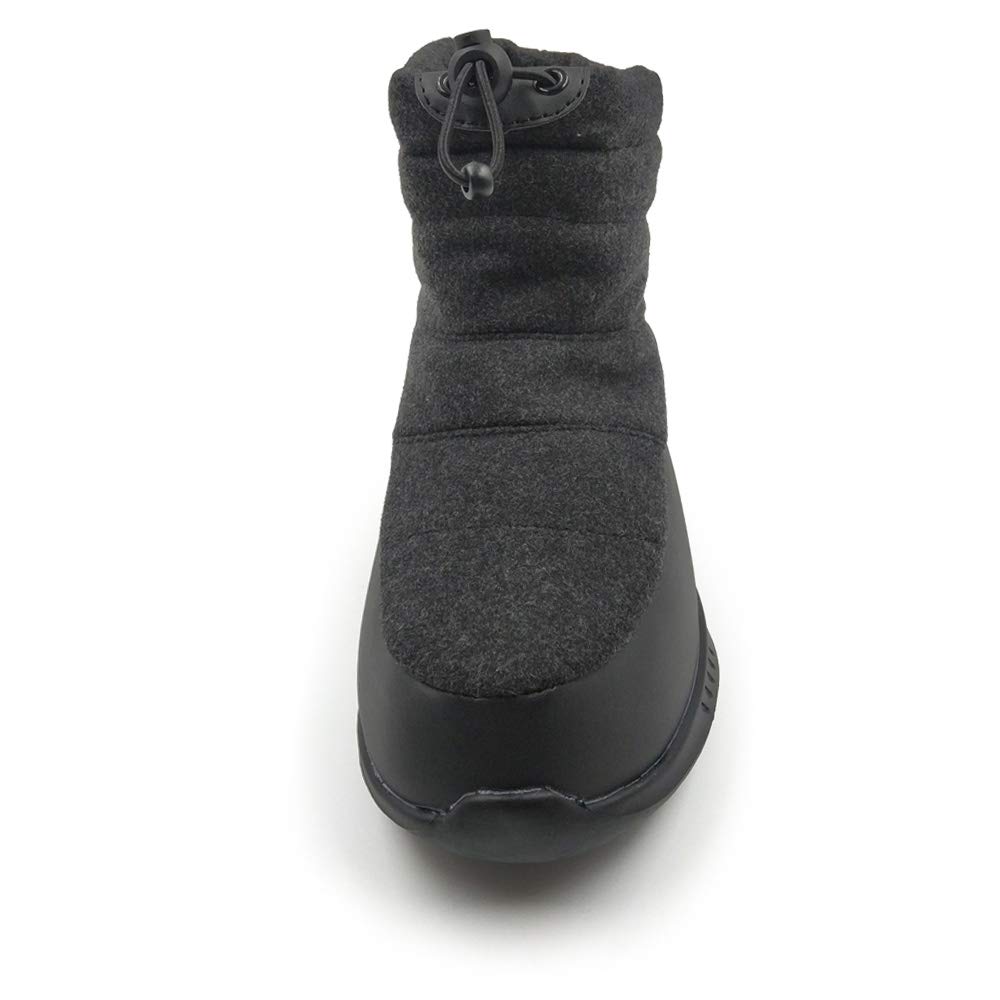 Amozi and Snow Short Winter Warm Boa and Fluffy Perfect for Winter Snow Long Size Men's Women's Boots, Boots, Boots, Water-Repellent, Waterproof,