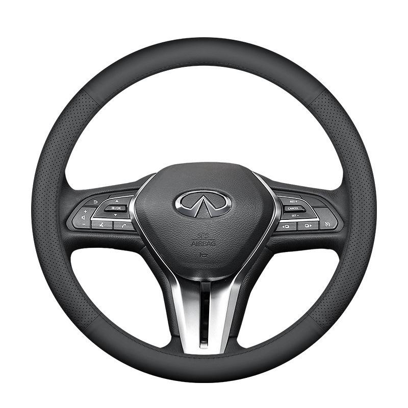 Infiniti Steering Wheel Cover - Genuine Leather (QX50, QX60, Q70L, Q50L, FX3)
