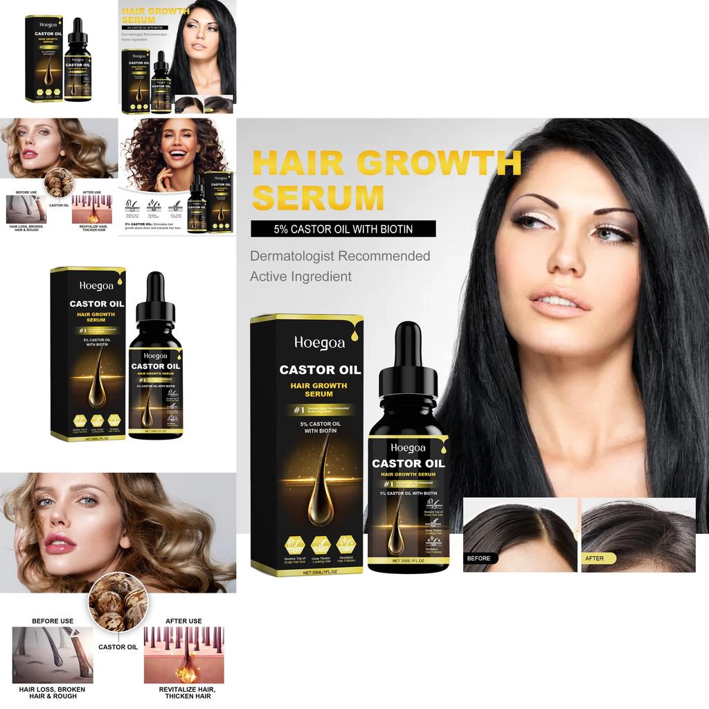 Hoegoa Nourishing Hair Oil For Thick And Luscious Hair Repair And Moisture 30ml