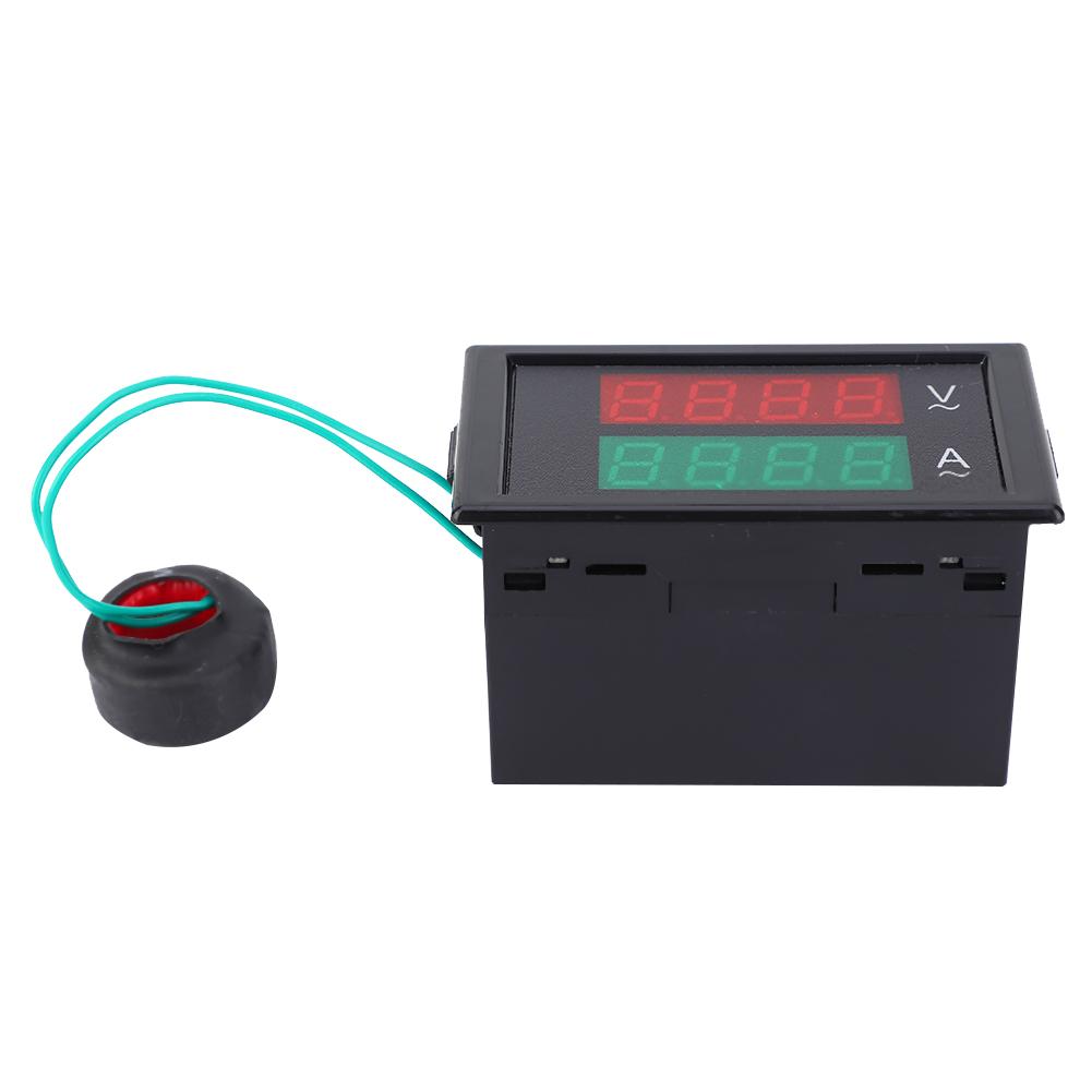 

DL692042 Dual Digital Display Voltage Current Meter Volt Amp Gauge AC80300V AC0100.0A