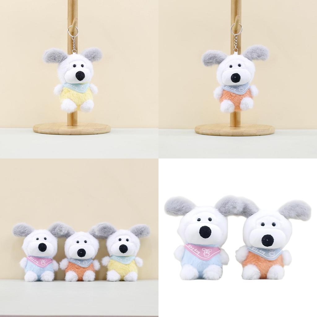 Fluffy Plush Dog Keychain Sweet And Quirky Poodle Stuffed Toy For Bags