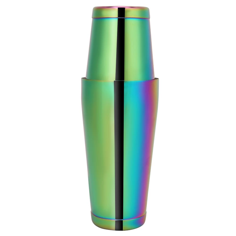 Stylish Colorful Stainless Steel Boston Cocktail Shaker Mixing Shaking Tool Accessories for Bar