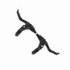 1 Pair Ultralight Aluminum Alloy Bicycle Brake Set Mountain Bike Braking Handles Parts(Black)