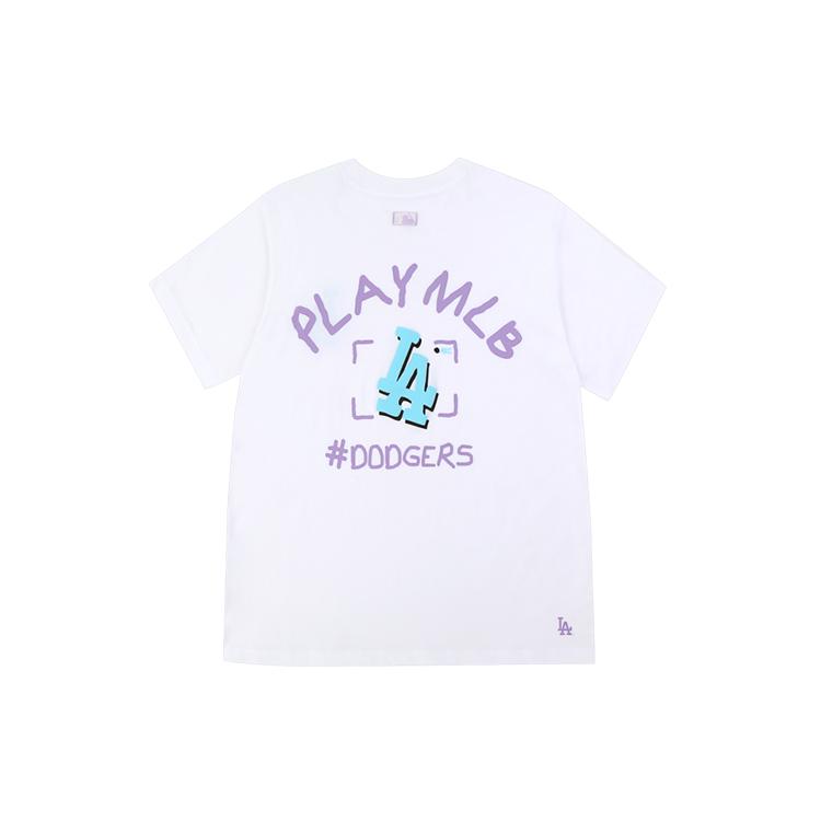 New MLB Los Angeles Dodgers T Shirt Unisex White 31TS06031-07W