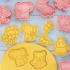 8Pcs Forest Animals Cookie Cutter Set Giraffe Cookie Molds for Baking & Fondant Decorations Baking Tool Baking Pastry Mold