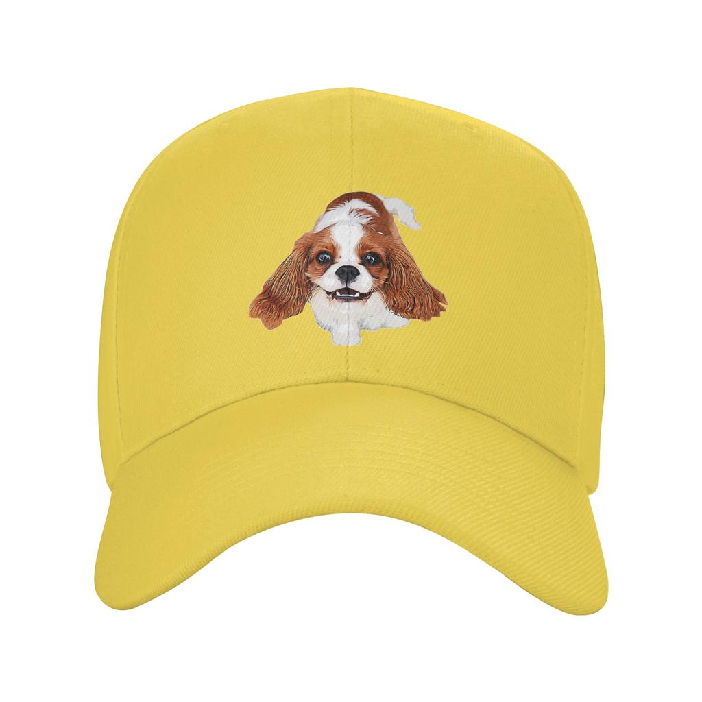 Summer Cavalier King Charles Spaniel Baseball Cap Tennis Skate Streetwear Print Sun Hip Hop Hats Dropshipping Baseball Caps