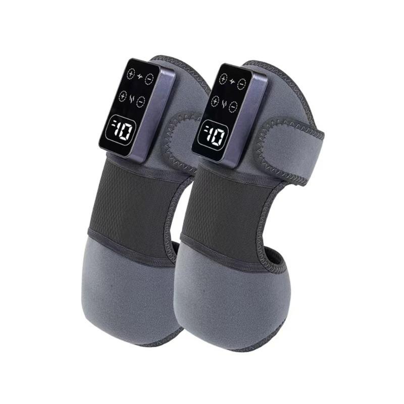 Rechargeable Electric Knee Warmer 5 Heat Level Vibrations Massage For Joint Comfort And Muscle Relaxation