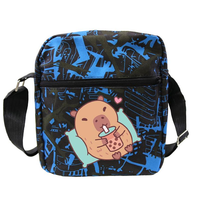 Fashion Versatile Children'S Portable Shoulder Bag Printed Trend Multifunctional Oblique Span Bag
