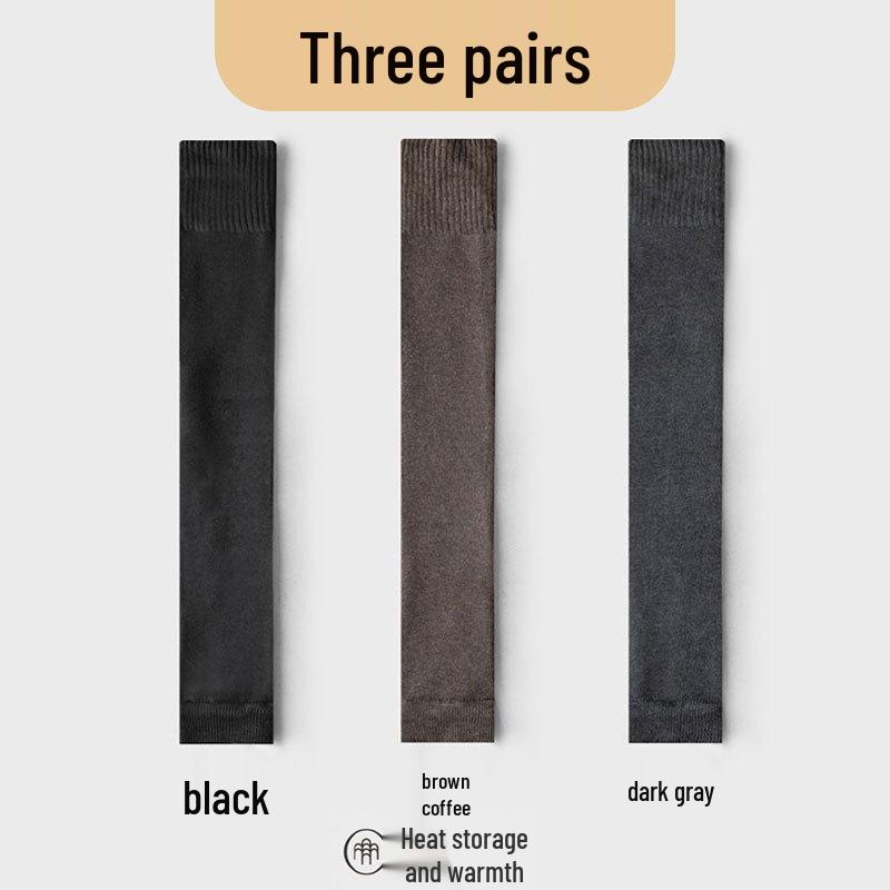 Verdickte Winter Kniehohe Stulpen und Überknie Frotteesocken