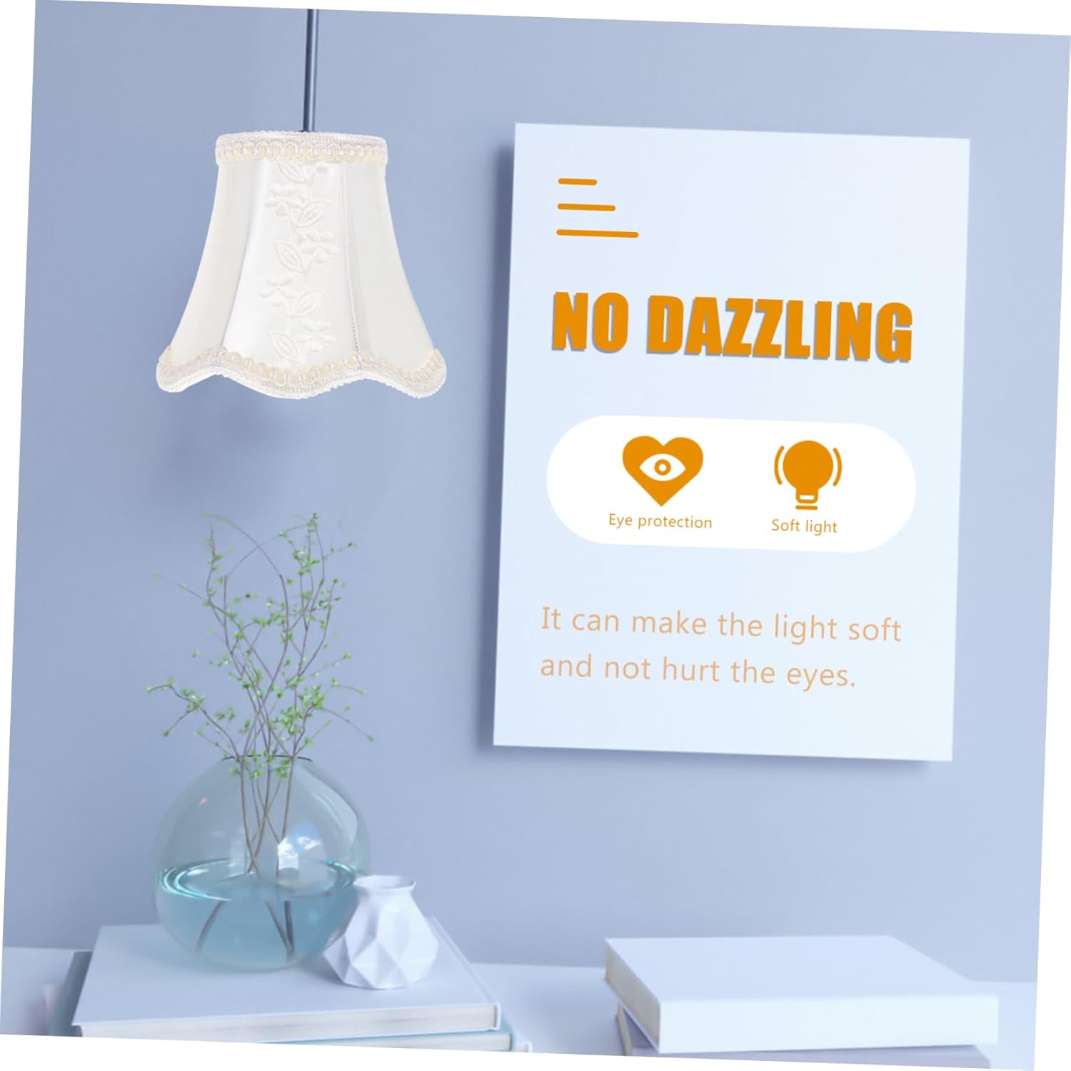 

Маленький абажур с узором из листьев E14 для винтажной люстры и настенного светильника - Элегантный тканевый чехол для светильника для домашнего декора 5,11X5,11X4,52 дюйма