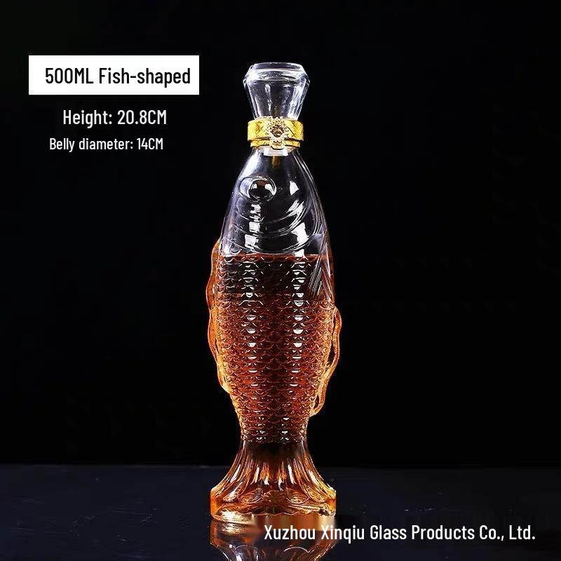 Creative Crystal Diamond Wine Decanter: 50ml-1000ml Transparent Red Wine Bottle