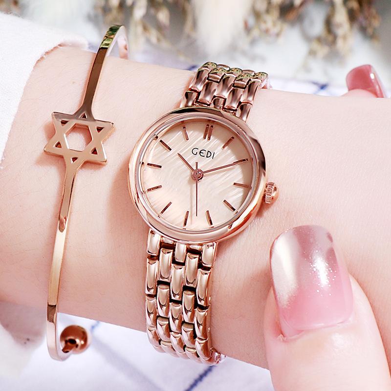 Ultra-Thin Waterproof Quartz Women'S Watch High Value Small Dial Student Versatile Women'S Watch