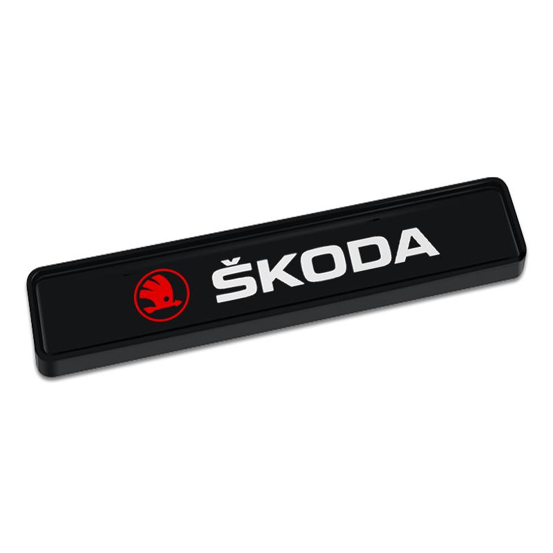 1pcs LED Car Door Welcome Light Car Logo Projector Car Badge for Skoda Superb Octavia Kodiaq Yeti Rapid Karoq Fabia Kamiq Enyaq Vis SCALA