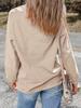 2025 European & American Casual Crew Neck Long-sleeved Pullover Sweatshirt - Autumn/Winter Fashion