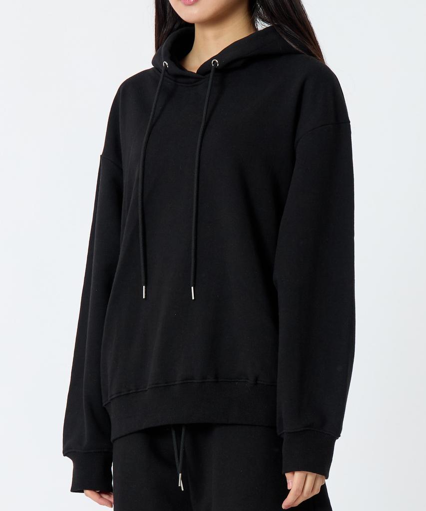 Oversized Logo Hoodie Black