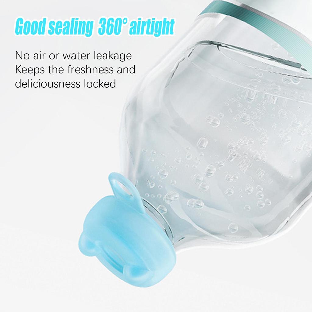 Soda Bottle Lids Water Bottle Silicone Protector Covers Long-Lasting Freshness Drink Lid for Indoor Outdoor Beach School Party