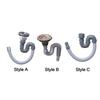 Kitchen Sink Drain Pipe Sewer Tube Sink Drain Assembly Drain Hose for Toilet Bathtub