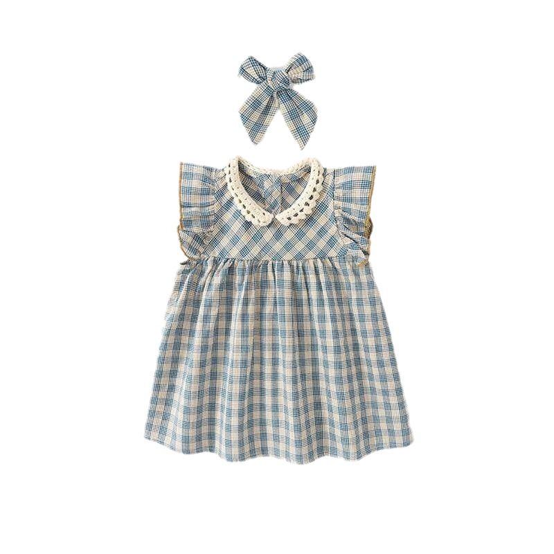 2025 Fashionable Girls' Summer Vest Dress for One-Year-Olds - Party and Everyday Wear