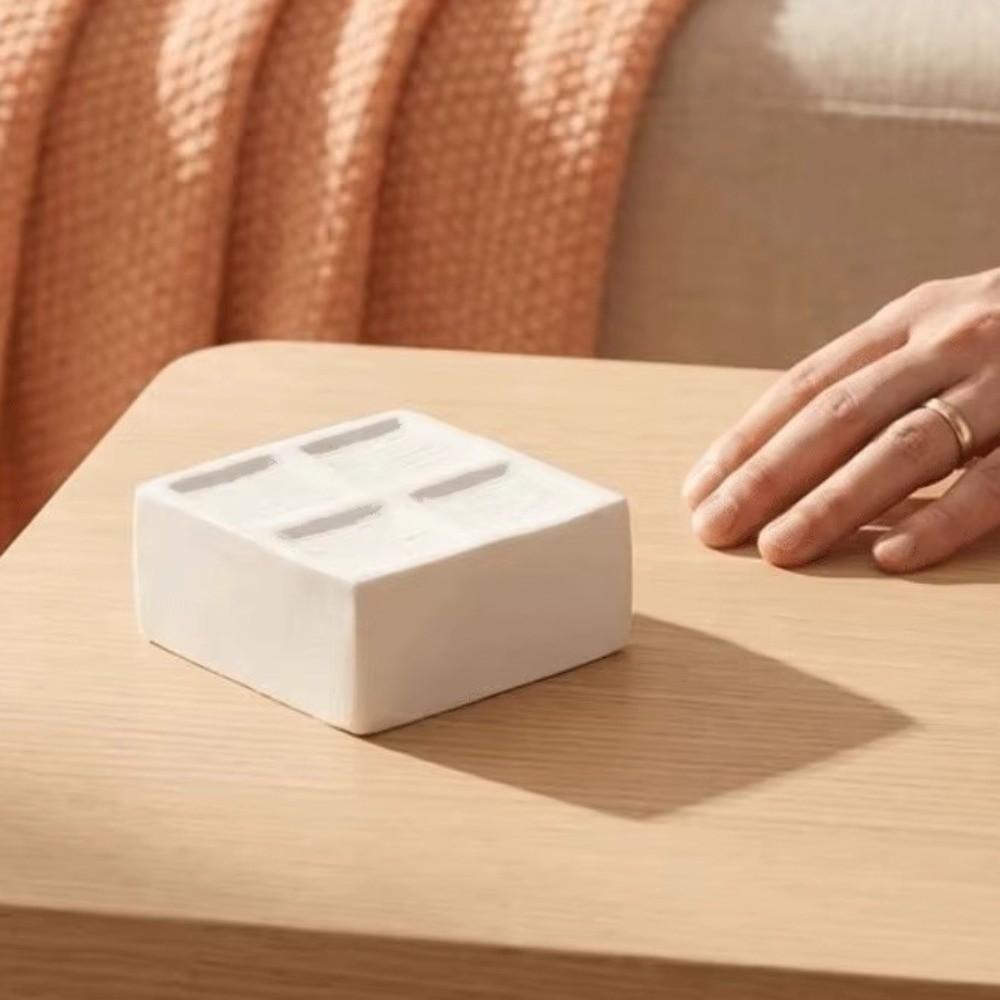 Simulation Tofu Tofu Squishy Toy Soft Rubber Tofu Fidget Toy Tofu Squeeze Toy  Gift