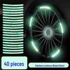 Self-Adhesive Night Reflective Hub Stickers for Children's Balance Bike Wheels
