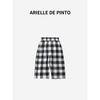 French Arielle De Pinto Boys' and Girls' Pants, New Spring and Autumn Korean-Style Trendy Casual Plaid Wide-Leg Pants