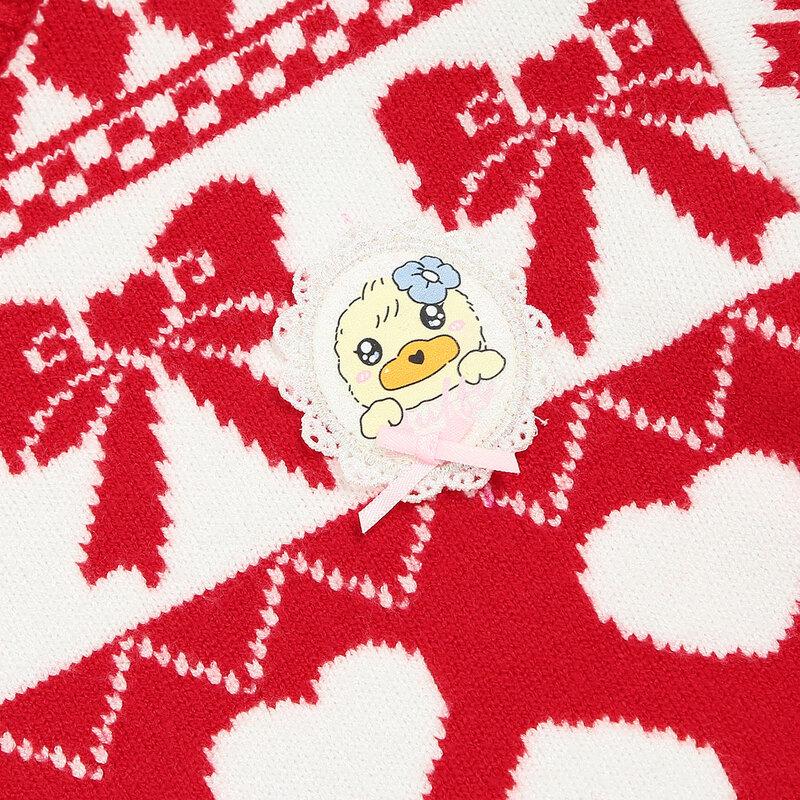 B.Duck Girls' Winter Sweater Tulle Dress