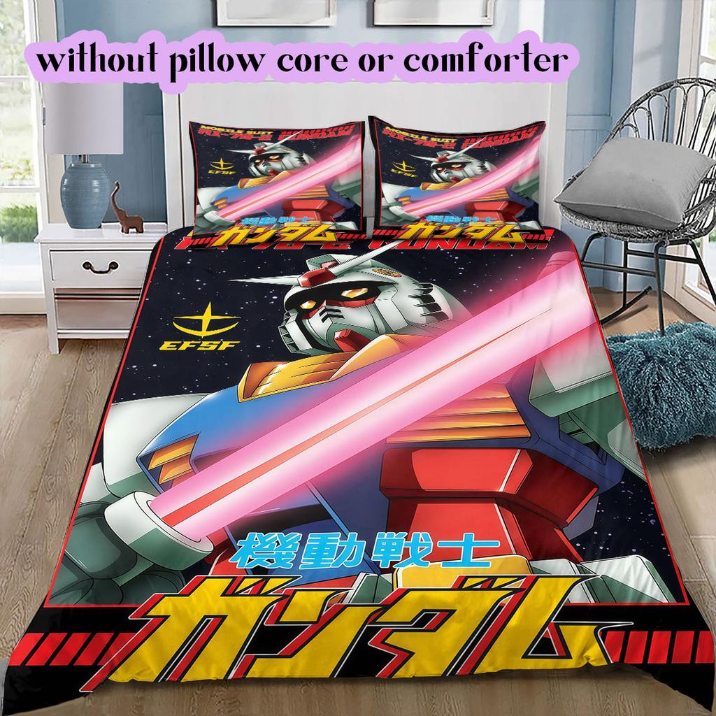 Pilot Your Dreams Gundam RX-78-2 Printed Duvet Cover and Bedding Set, Various Sizes