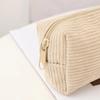 New Retro Corduroy Solid Color Pencil Case Artistic Minimalist Stationery Bag High School Student Storage Bag Birthday Gift bag