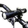 LIGHTFE Bicycle Light Holder Aluminum Alloy Bike Light Adjustable Open Specialized for Large Bicycle Rotating Clip Holder and Wing Nut for Easy Fixing