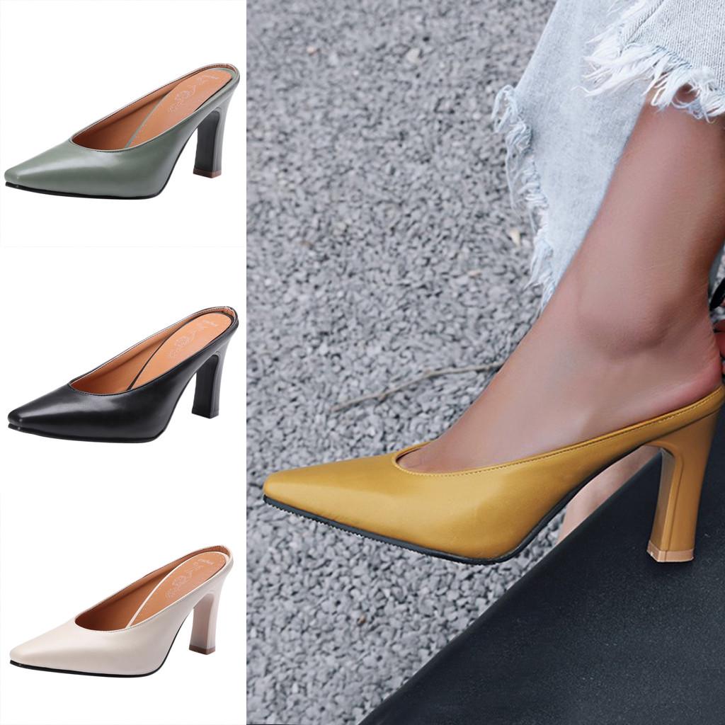 sandals pointed heels