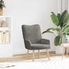 Armchair Light Gray 63 X 67 X 94 Cm Fabric