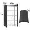 Outdoor Shelf Cover See Through Cover Organizing Outdoor Gear Fits Racks 48 L X 18 W X 72 H 3 Way Zipper Storage Cover