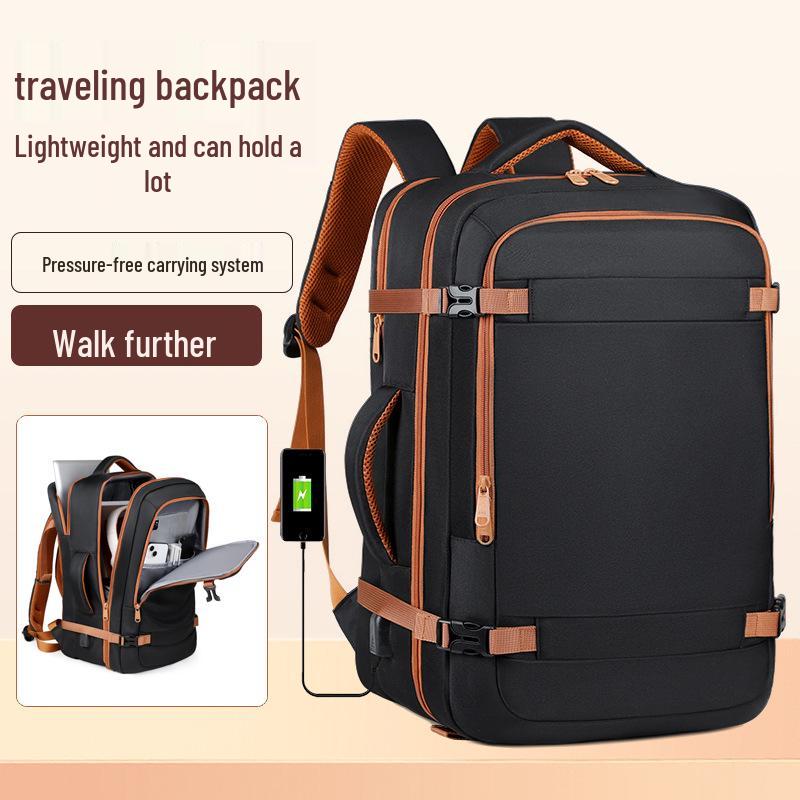Large Capacity Multi-Color Expandable Backpack with Customizable Logo for Laptop