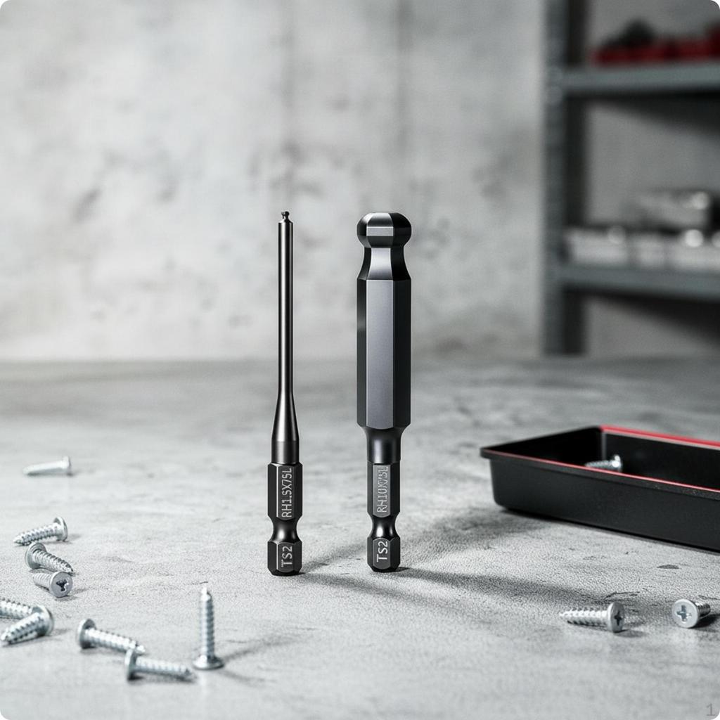 Ball End Hex Point Screwdriver Long Tool for Mechanics, Home
