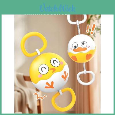 Nouvelle Balle Sifflet Mignonne Jouet Coloré Lumineux Tournoyant Pour Enfants Coordination Œil-Main Amusant
