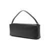 Alexander Wang Heiress Solid Color Zipper Closure Calfskin Handbag Women's Black