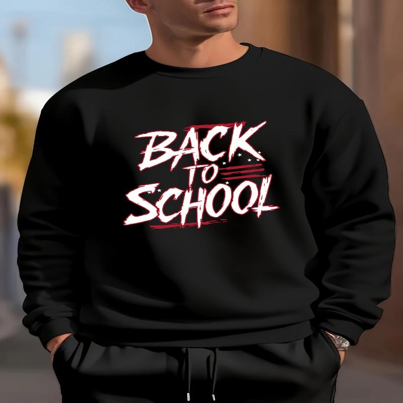 

Crew Neck Sweatshirt, Streamlined & Anti-Wrinkle, Perfect for Office Casual XXL чорний