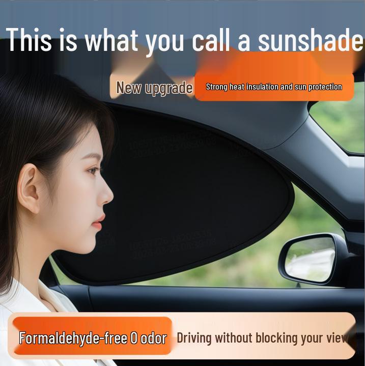 Sonnenblende Vorhang für Fahrer: Sonnenschutz für Seitenfenster, blockiert starkes Licht für den Fahrersitz.