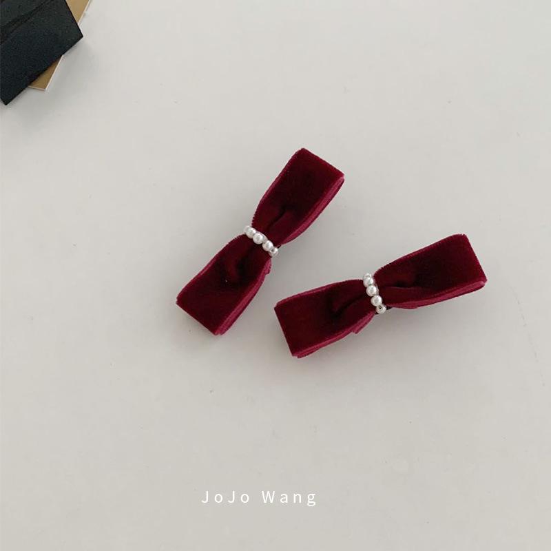 

Элегантная бархатная шпилька для волос: Универсальный женский зажим-бантик для изысканного образа